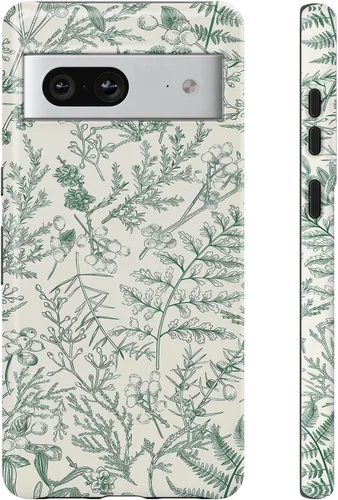 Vista 26 de Funda compatible con Google Pixel 7a, 2 en 1, delgada, resistente, híbrida, policarbonato duro, silicona suave, parachoques resistente