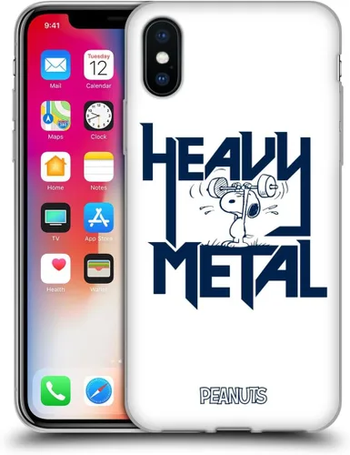 Vista 130 de Head Case Designs Funda de gel con licencia oficial de Peanuts Charlie Brown Good Grief Rock Tees [protección de grado militar] compatible con Apple