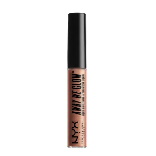 Vista 6 de NYX Professional Makeup Away We Glow - Resaltador líquido, halo diurno, 0.22 onzas líquidas