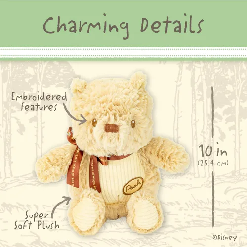 Vista 3 de Kids Preferred Disney Baby Winnie the Pooh y amigos - Juego de coleccionistas de 4 piezas de peluches de animales de peluche clásicos
