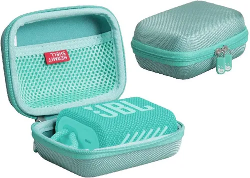 Vista 18 de Hermitshell Estuche rígido de viaje para altavoz Bluetooth portátil JBL Go 3 (negro)