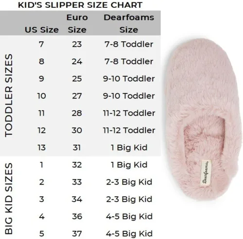 Vista 5 de Dearfoams Pantuflas unisex lavables para niños