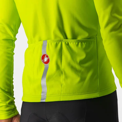 Vista 3 de CASTELLI, Fondo - Jersey de manga larga con cremallera completa