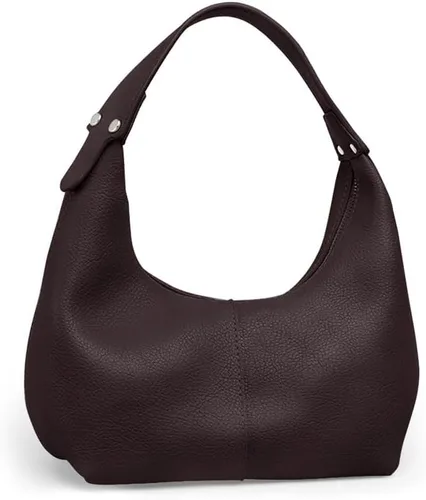 Vista 2 de NIUEIMEE ZHOU Bolsos Hobo para mujer, estilo retro, de cuero vegano, bolso de mano