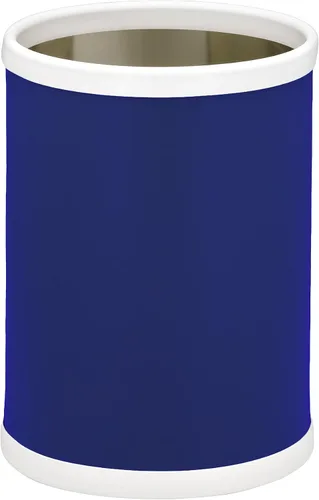 Vista 2 de Kraftware Fun Colors - Papelera redonda, 11 pulgadas, color marfil