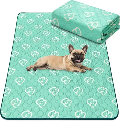 Vista 32 de FXW Almohadillas lavables para orina para perros, almohadillas para cachorros con súper absorbentes, diseñadas específicamente para jaulas de 24