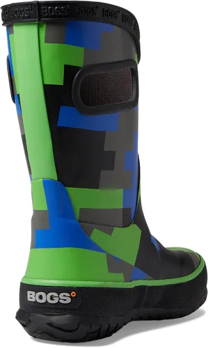 Vista 5 de BOGS Botas de lluvia unisex para niños, camuflaje (bebéniño pequeño)