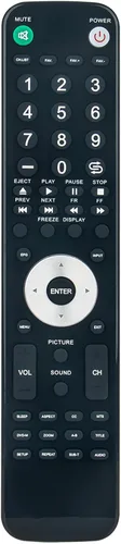 Vista 2 de RE20QP80 - Control remoto de repuesto adecuado para TV RCA RC-RCA1 RE20QP28 42LA45RQ 26LA30RQ 37LA30RQ 32LA30RQ 26LA33RQ 32LA45RQ 37LA45RQ 39LB45RQ