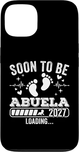 Vista 7 de Soon to Be Abuela 2027 Loading Pregnancy Announcement Case for iPhone 17
