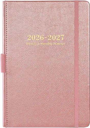 Vista 14 de Agenda 2026-2027 – Agenda semanal mensual 2026-2027 con calcomanías, julio 2026 a junio 2027, 5.75 x 8.25 pulgadas, calendario 26-27, papel premium