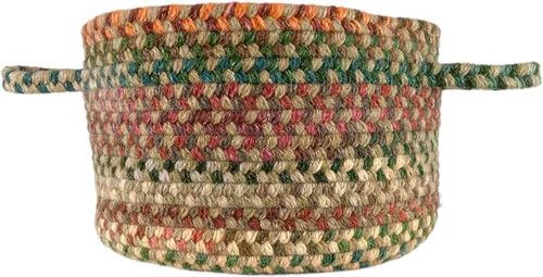 Vista 84 de Capel American Heritage Barn Blue Alfombra Trenzada de Cesta de 0' 12" Azul granero