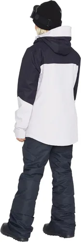 Vista 5 de Volcom Chaqueta con capucha Bolt para mujer, con aislamiento para snowboard y esquí, Negro