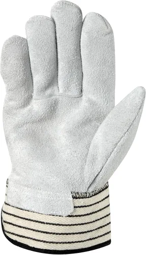 Vista 2 de Wells Lamont Guantes de trabajo de cuero de vacuno dividido para hombre