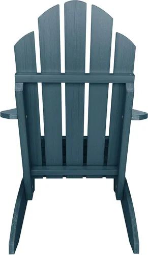 Vista 6 de Silla Highwood AD-CLAS1-ACE clásica, estilo Westport Adirondack, azul, (Nantucket Blue)