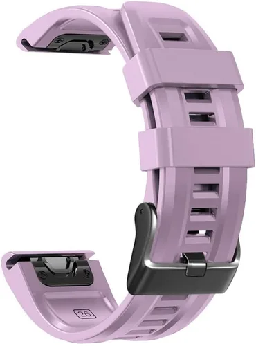 Vista 9 de REYDA Correa de silicona compatible con Garmin Fenix 7X/7X Pro/6X/6X Pro/5X/5X Plus/3/3 HR, 1.024 in, ajuste rápido, pulsera de silicona suave