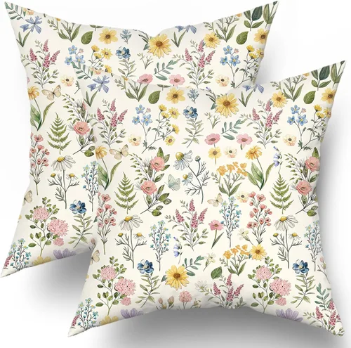 Vista 38 de Fundas de almohada de brújula de ancla, fundas de almohada náuticas para exteriores, fundas de cojín decorativas de rayas azules y blancas, fundas