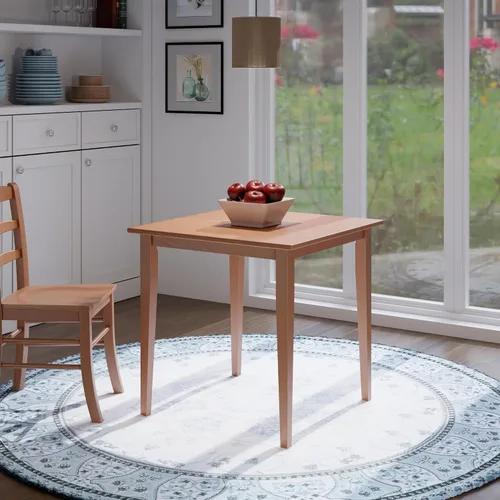 Vista 2 de Winsome Groveland mesa de comedor con patas, Madera, Roble
