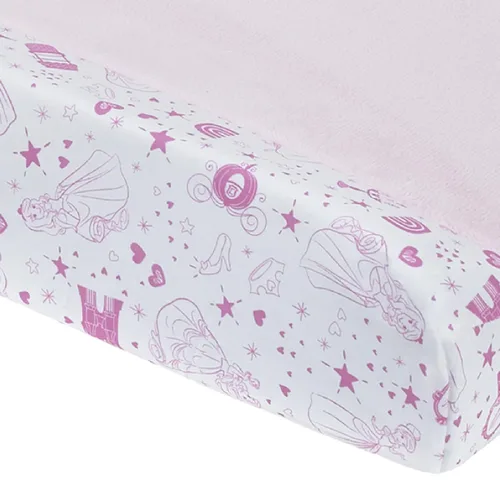 Vista 6 de Disney Princess - Funda para cambiador, color rosa y blanco