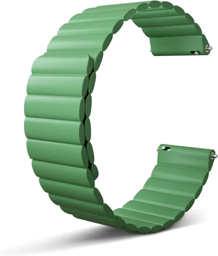 Vista 8 de Correa de reloj magnética, correa de reloj de silicona de 0.787 pulgadas, 0.866 pulgadas, correa de reloj inteligente, pulsera de liberación rápida