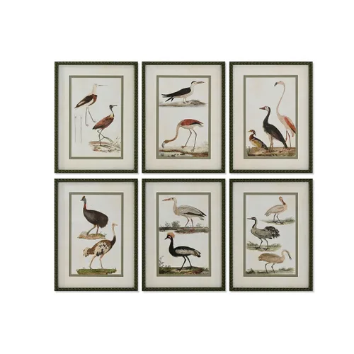 Vista 2 de Cuadro Home ESPRIT Cristal Abedul 40 x 2,5 x 54 cm 40 x 3 x 54 cm
