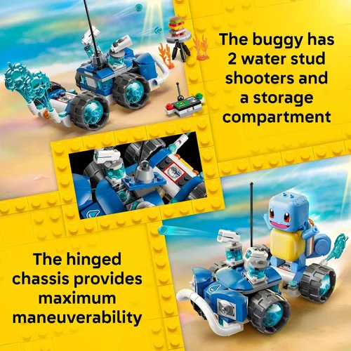 Vista 3 de LEGO Pokémon SMART Play: Trainer's Buggy Adventure with Squirtle 72156