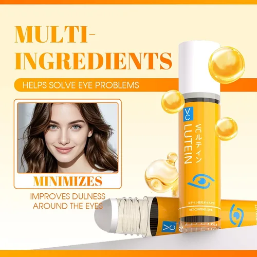 Vista 3 de 3 piezas de aceite de esencia de luteína para ojos, nueva actualización VC Luteína antiarrugas, aceite para ojos Ruy, bolsas para mejorar los ojos