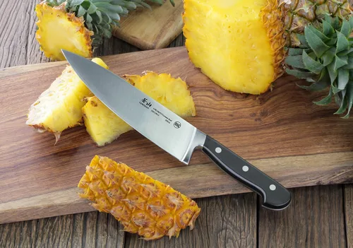 Vista 5 de Cangshan V2 Series 59526 Cuchillo de chef forjado de acero alemán, 8 pulgadas