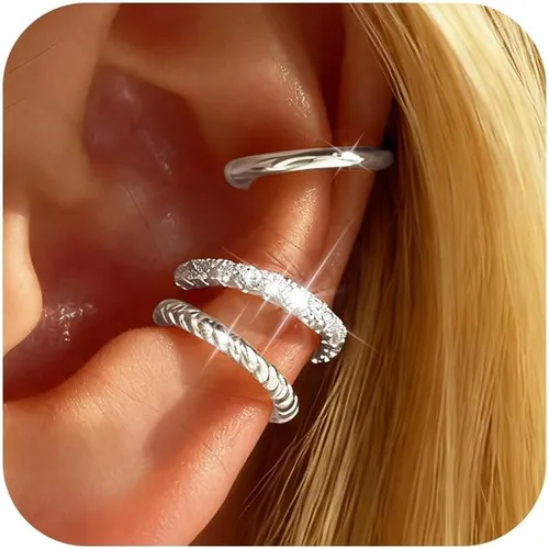 Vista 25 de Ear Cuffs Non Piercing Ear Cuff Earrings for Teen Girl Gifts Trendy Stuff