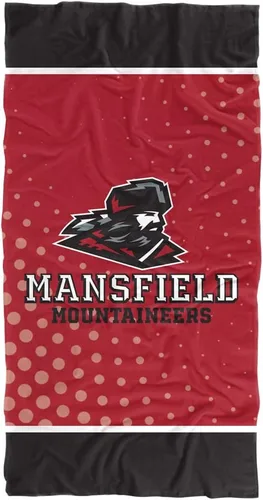 Vista 39 de LOGOVISION Manta Abilene Christian University, 30x60 Logo Dots CottonFront/PolyBackBeachTowel
