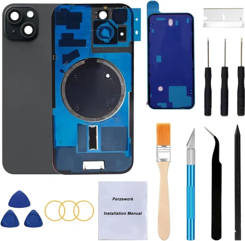 Vista 39 de Reemplazo de cristal trasero OEM para iPhone Xs de 5.8 pulgadas con kit de herramientas de reparación y adhesivo preinstalado (Oro)