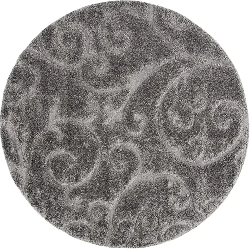 Vista 64 de SAFAVIEH Florida Shag Collection - Alfombra decorativa, 2 x 3 pies, color crema y beige, diseño de volutas, no desprende pelusa y fácil de limpiar