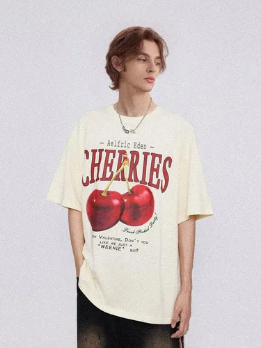 Vista 2 de Aelfric Eden Camisetas vintage de gran tamaño para hombre, estilo vintage, de los años 90, para verano, unisex, hipster, impresa, casual, ropa