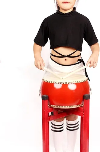Vista 3 de Tambores Percusión Tambor Chino Tambor Mano Pandereta Taiko Bongos Regalos Musicales Instrumentos Para Niños Conjunto de Aprendizaje Sensorial Niño