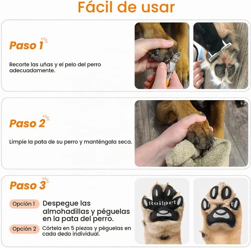 Vista 8 de Almohadillas para patas de perro para perros mayores para evitar