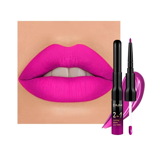 Vista 47 de evpct Juego de 3 lápices labiales líquidos y delineadores de labios para mujeres, 24 horas de larga duración, 24 horas, lápiz labial mate de larga
