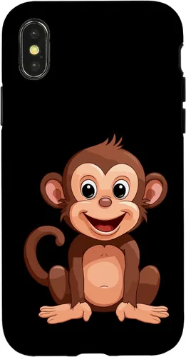 Vista 5 de iPhone 16 Monkey Lover - Funda de regalo con diseño de silueta para hombres, mujeres y niños