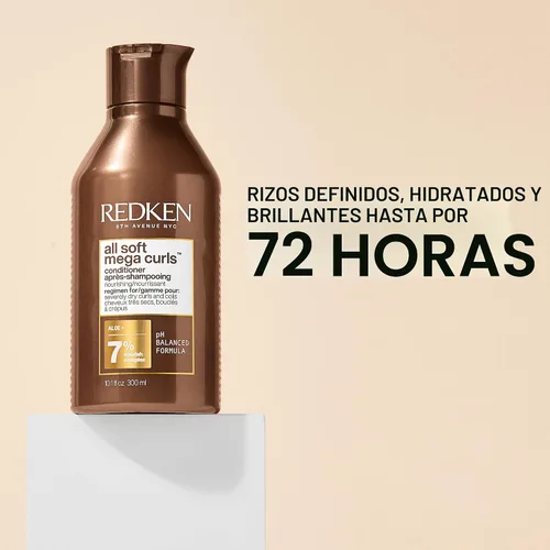 Vista 11 de Redken Acondicionador suave para cabello rizado y enrollado extremadamente seco, nutre y suaviza el cabello muy seco