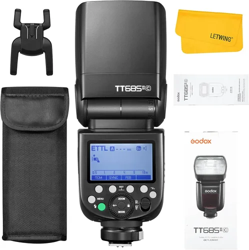 Vista 13 de Godox TT685II TT685II-S Flash para Sony, 2.4G TTL Flash externo Speedlite HSS 1/8000s GN60, bloqueo de liberación rápida, conversión instantánea TCM