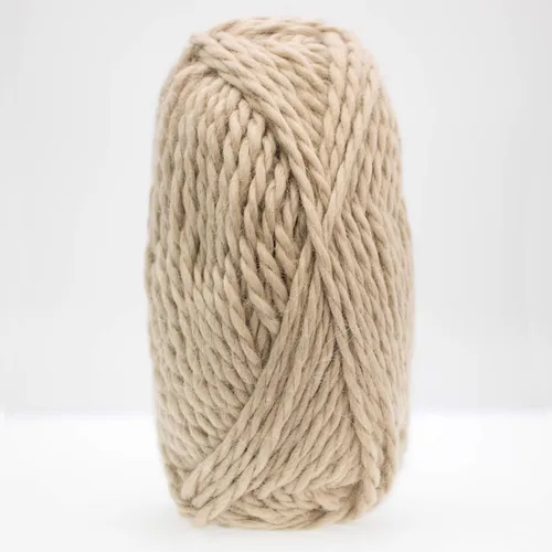 Vista 3 de 3 ovillos de lana de alpaca UMAYO para tejer al crochet y con agujas, 150 gramos, #2, #3 y #5 Beige