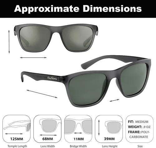 Vista 2 de Flying Fisherman Fowey Polarized Sunglasses with AcuTint UV Blocker for Fishing and Outdoor Sports