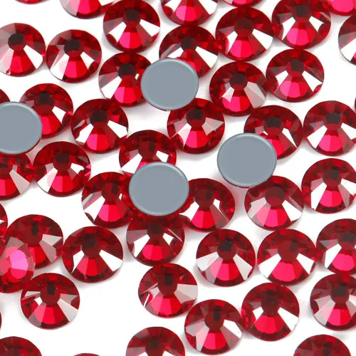Vista 22 de Dowarm 1440 diamantes de imitación de cristal termofijos, cristales de fijación en caliente para ropa de manualidades, cristal de parte trasera
