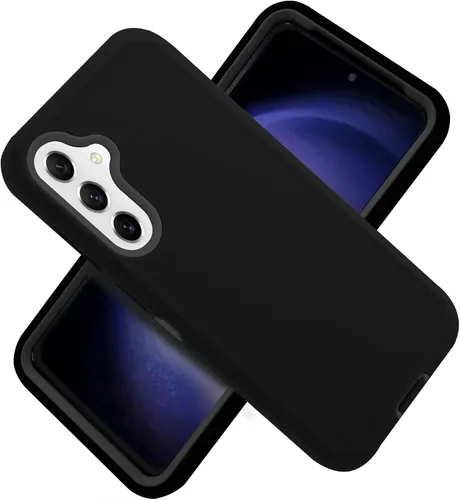 Vista 3 de Funda para Samsung Galaxy S23 FE, resistente y duradera, con protección de puerto, incluye soporte de clip para cinturón con protector de pantalla