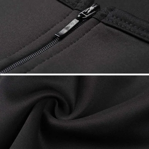 Vista 4 de XUJI FTM Trans - Carpeta elástica con cremallera en el pecho, transpirable, de bambú, ajustada, camiseta sin mangas
