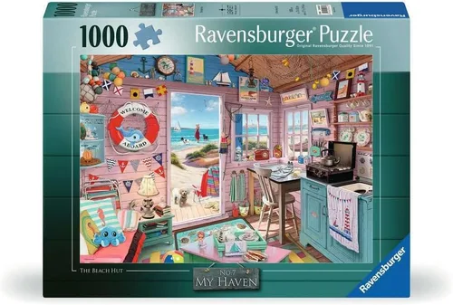 Vista 12 de Ravensburger My Haven Artist's Shed - Rompecabezas de 1000 piezas Imágenes relajantes Cada pieza única con tecnología Softclick Blueboard