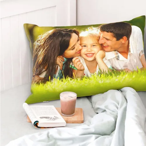 Vista 5 de Funda de almohada personalizada con foto, fundas de almohada personalizadas con imagen, funda de cojín decorativa para sofá, cama, sala de estar