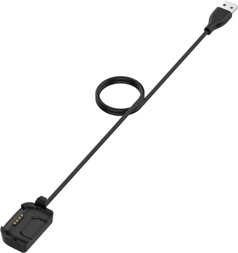 Vista 5 de Cables de cargador para reloj inteligente compatibles con Yamay SW020/Willful ID205 Smart Watch, cargador de repuesto de cable de carga USB de 39.4