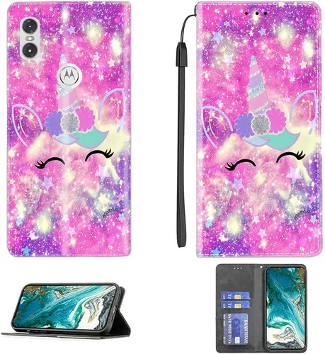 Vista 456 de jioeuinly ATT Motivate 2 - Funda compatible con ATT Motivate 2, funda con soporte abatible y cierre magnético DJS