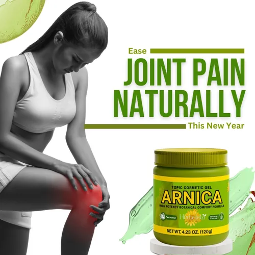 Vista 6 de Arnica Gel tópico extra fuerte 4.23 oz (125 g), gel botánico natural de alta potencia de absorción rápida para músculos y articulaciones, terapia