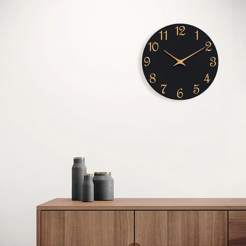 Vista 9 de Roymnie Reloj de Pared, Relojes de Pared Modernos de 10 Pulgadas Operados con Batería, Reloj Silencioso Sin Tictac Decorativo para Cocina, Sala