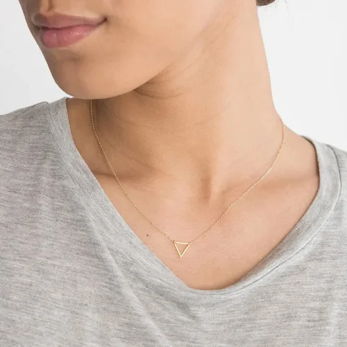 Vista 4 de Collner Collar con colgante de corazón de oro de 14 quilates para mujer, delicado collar de estrella, gargantilla de mal de ojo, collar bohemio